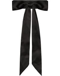 Dolce & Gabbana - Bow Satin Tie Belt - Lyst