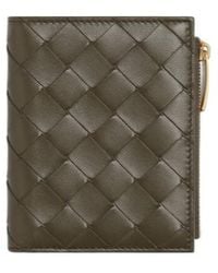 Bottega Veneta - Intrecciato Small Bi-Fold Wallet - Lyst