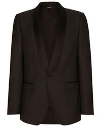 Dolce & Gabbana - Micro-Dot Single-Breasted Blazer - Lyst
