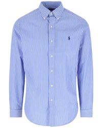 Polo Ralph Lauren - Custom Fit Striped Broadcloth Shirt - Lyst