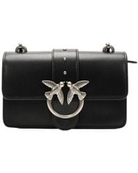 Pinko - Love Birds Chain-Linked Shoulder Bag - Lyst