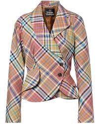 Vivienne Westwood - Stormy Asymmetric Wool Blazer - Lyst