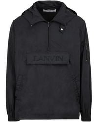 Lanvin - Logo-Embroidered Windbreaker Jacket - Lyst