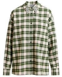 Essentiel Antwerp - Plaid Embellished Shirts - Lyst