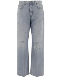 Haikure - Winny Distressed Straight-Leg Jeans - Lyst