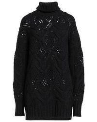 Sportmax - Thick Turtleneck Knit Sweater - Lyst
