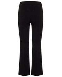 Theory - Flared Wide-Leg Pants - Lyst