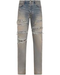 Amiri - Vintage Effect Slim Fit Jeans - Lyst