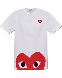 COMME DES GARÇONS PLAY - Short Sleeve T-Shirt - Lyst