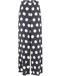 Junya Watanabe - Polka-Dot Wide Leg Trousers - Lyst