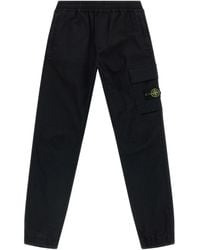 Stone Island - Junior Logo Cargo Pants - Lyst