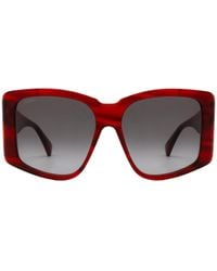 Max Mara - Square Frame Sunglasses - Lyst