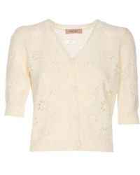 Twinset - Short-Sleeved Open Knitted Jumper - Lyst