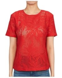 Max Mara - Short-Sleeved T-Shirt With Round Neck - Lyst