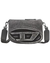 DIESEL - Oval Logo Messenger Bag - Lyst