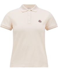 Moncler - Logo Patch Short-Sleeved Polo Shirt - Lyst