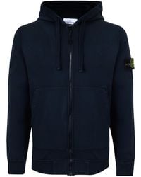 Stone Island - Zip-Up Hoodie - Lyst
