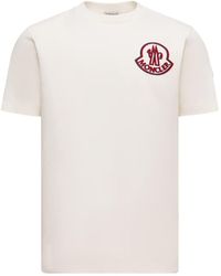 Moncler - Logo Printed Crewneck T-Shirt - Lyst