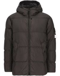 Stone Island - Long-Sleeved Padded Jacket - Lyst