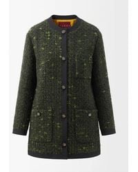 Gucci - Bouclé Button-Up Knit Jacket - Lyst
