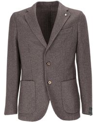 Lubiam - Long-Sleeve Blazer - Lyst