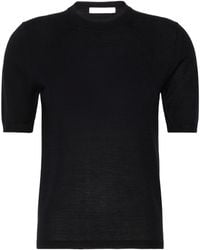 Max Mara - Short-Sleeved Knitted Top - Lyst