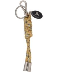 Burberry - Check Cord Charm - Lyst
