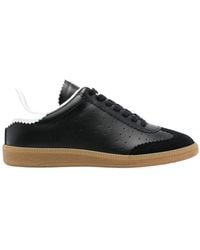 Isabel Marant - Round Toe Lace-Up Sneakers - Lyst