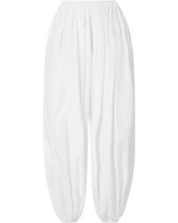 Alaïa - Alaïa Openwork Balloon Pants - Lyst