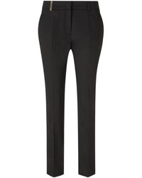 Peserico - Straight-Leg Tailored Trousers - Lyst