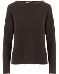 Allude - Cashmere Crew Neck Knitted Sweater - Lyst