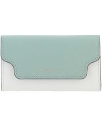 Marni - Logo Print Colour-Block Keyholder Wallet - Lyst