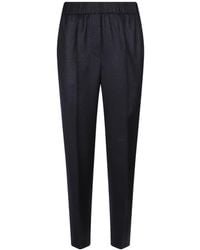Peserico - Elasticated Waistband Pleated Trousers - Lyst