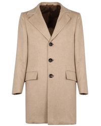 Kiton - Classic Overcoat - Lyst