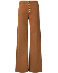Ulla Johnson - Low-Rise Wide-Leg Jeans - Lyst