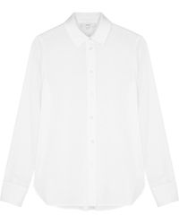 Vince - Stretch-Silk Shirt - Lyst