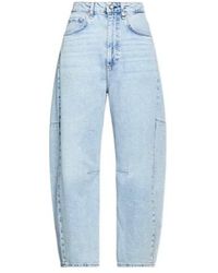 Rag & Bone - High-Waisted Straight-Leg Jeans - Lyst