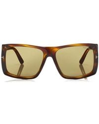 Tom Ford - Eyewear Rizzo Rectangle Frame Sunglasses - Lyst