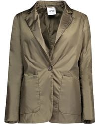 Aspesi - Single-Breasted Cotton-Padded Jacket - Lyst