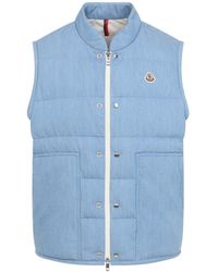 Moncler - Logo Patch Padded Gilet - Lyst