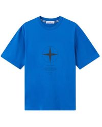 Stone Island - Light Compass Printed Regular-Fit T-Shirt - Lyst