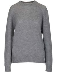Jil Sander - Ribbed-Detail Crewneck Sweater - Lyst