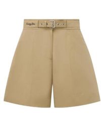 Dior - Iviera Belted Shorts - Lyst