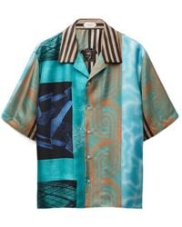 Versace - Pattern-Printed Short Sleeved Shirt - Lyst