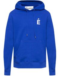 Etudes Studio - Logo-Print Long-Sleeve Hoodie - Lyst
