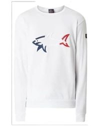 Paul & Shark - Round Collar Long Sleeve Sweater - Lyst