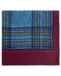 Etro - Wool And Silk Scarf With Print - Lyst