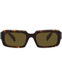 Prada - Eyewear Rectangle Frame Sunglasses - Lyst