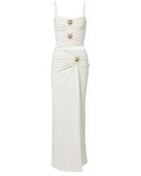 Christopher Esber - Mineral Stone Cutout Jersey Maxi Dress - Lyst