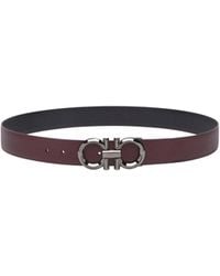 Ferragamo - Logo Double-Sided Belt - Lyst